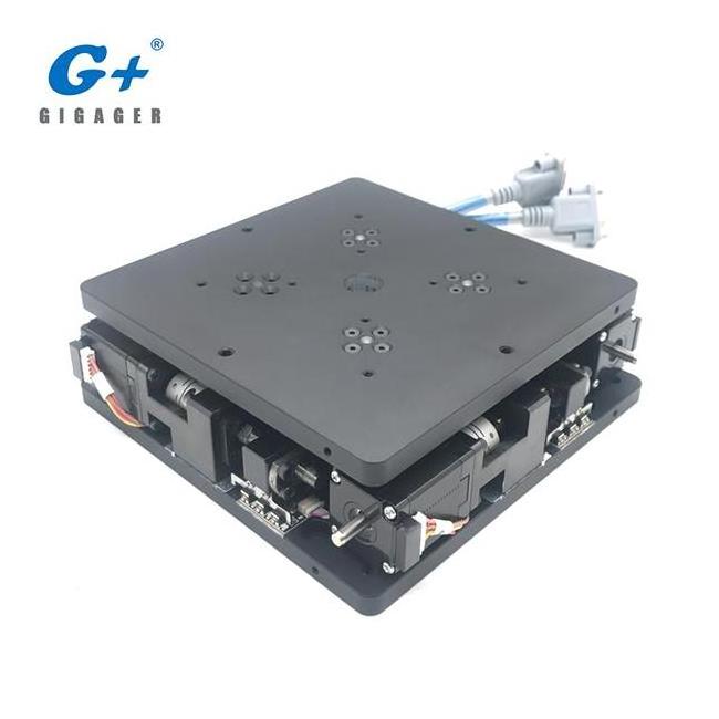 4-Axis Motorized  Rotary UVW Stage  XYZ Linear Translation Rotation Alignment Stage