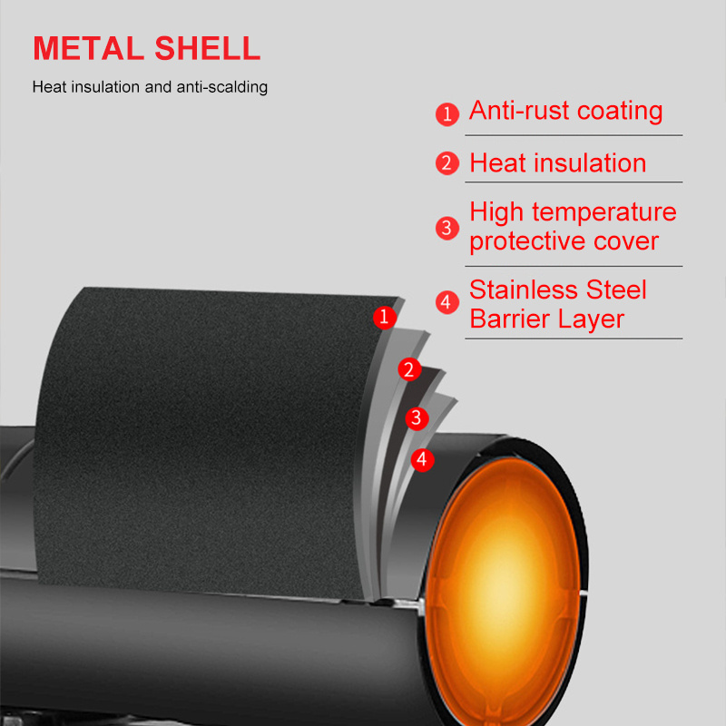 220V Metal Cold Rolled Plate Material Gas Industrial Heater For Ceiling Heating