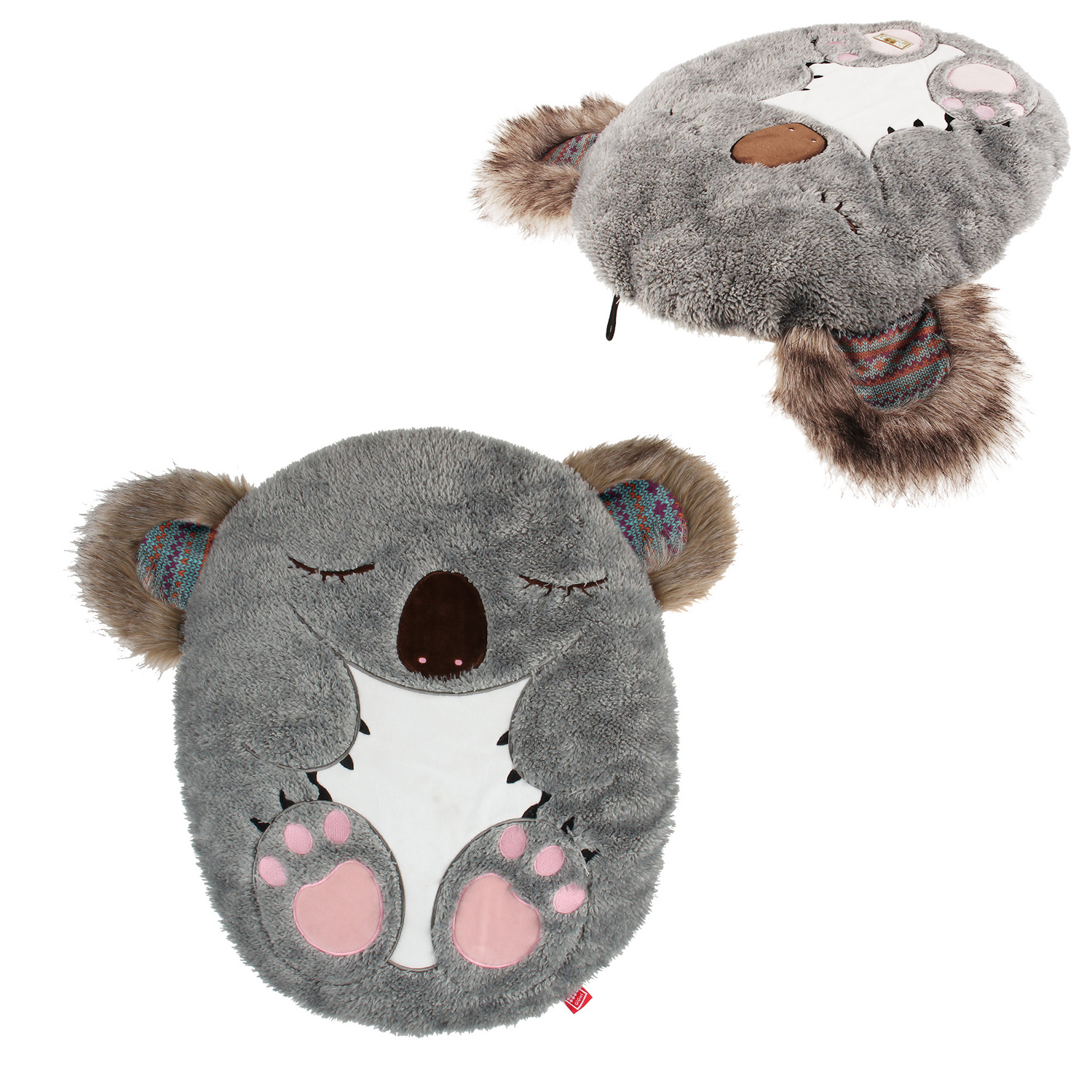 GiGwi Snoozy Friendz Sleep Cushion Cartoon Koala Cat Litter Super Soft Fabric Machine Washable Cat Mat