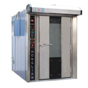 Automatic Bakery Rotary Oven 32 Trays Gas Oven with Trolley Bakery Rotary Oven for Commercial