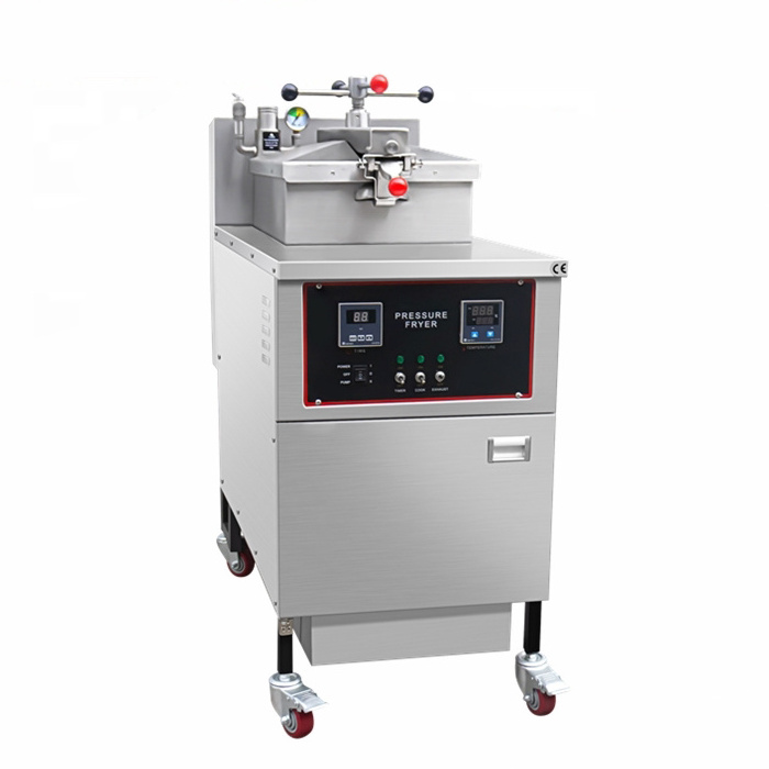 High quality CE ISO Henny Penny Broaster Gas Pressure Fryer/ Electric Fried chicken fryer  with Oil Filter for Sale