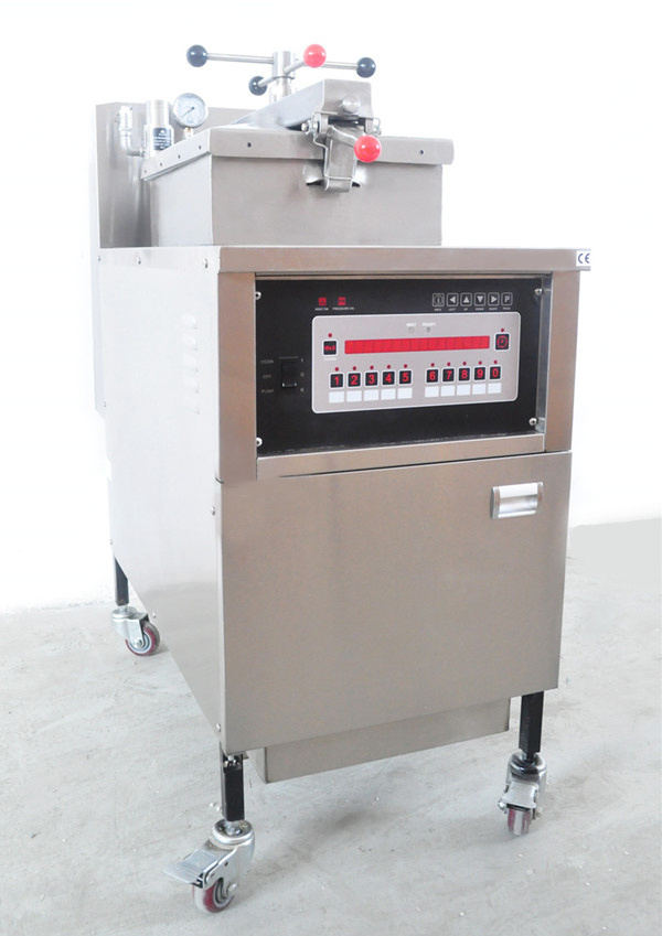 High quality CE ISO Henny Penny Broaster Gas Pressure Fryer/ Electric Fried chicken fryer  with Oil Filter for Sale