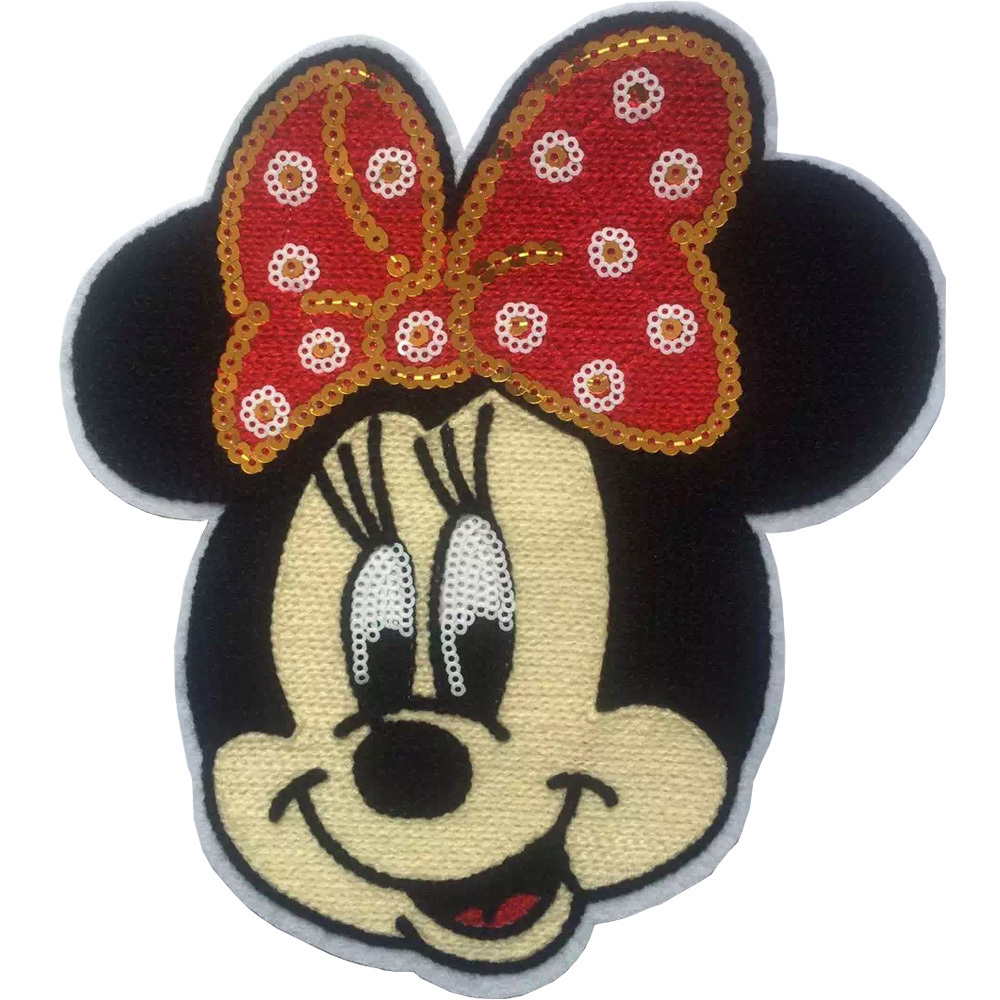 Factory Direct Custom Chenille Patches Custom reversible Embroidered Patches Sequin Patches