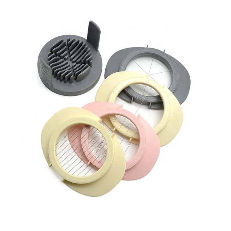 Egg Slicer Set with 4 Cutters Halves Multifunction Chopper Divider for Egg Mushroom Strawberry Salad