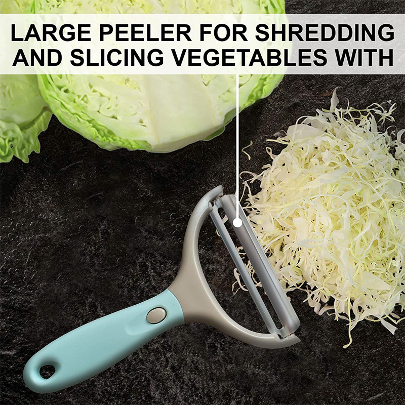 Interchangeable 3 Piece Peeler Set Stainless Steel Trio Vegetable Fruit grater Multifunctional Shredder Julienne Cutter Slicer