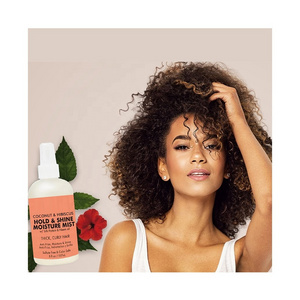 OEM thick curly hair creates brilliant shine curl control shea moisture's coconut & hibiscus hold & shine moisture mist spray