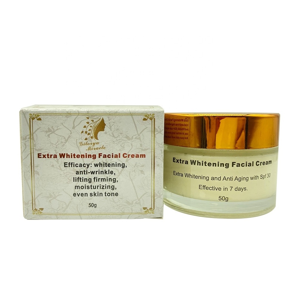 7 Days Fast Effect Extra Whitening Facial Cream For Bleaching Dark Spot Anti-wrinkle Lifting Firming Moisturizing Even Skin Tone