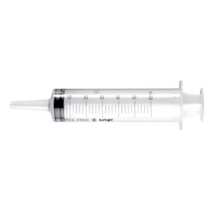 Medical Disposable Syringe Without Needle Catheter Luer Cone 60 ml Sterile Single Use Latex Free Syringes 20pcs*box