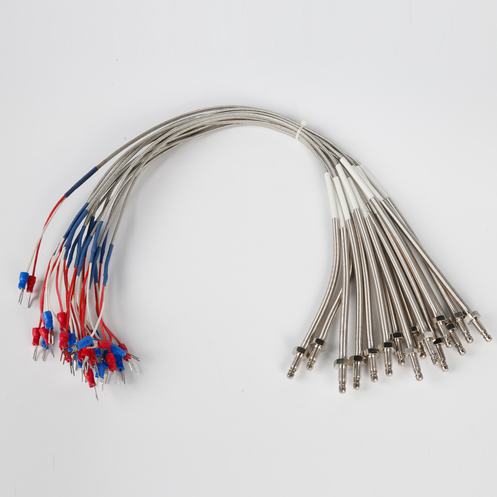 Type K Thermocouple Extension Wire K Type Thermocouple Wire Fiberglass and Silicone Rubber Wire