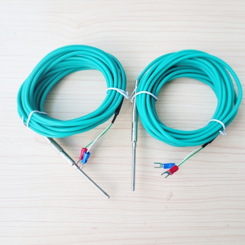 3 Wires 4 Wires Stainless Steel Waterproof Probe Thermocouple RTD Temperature Sensor PT100