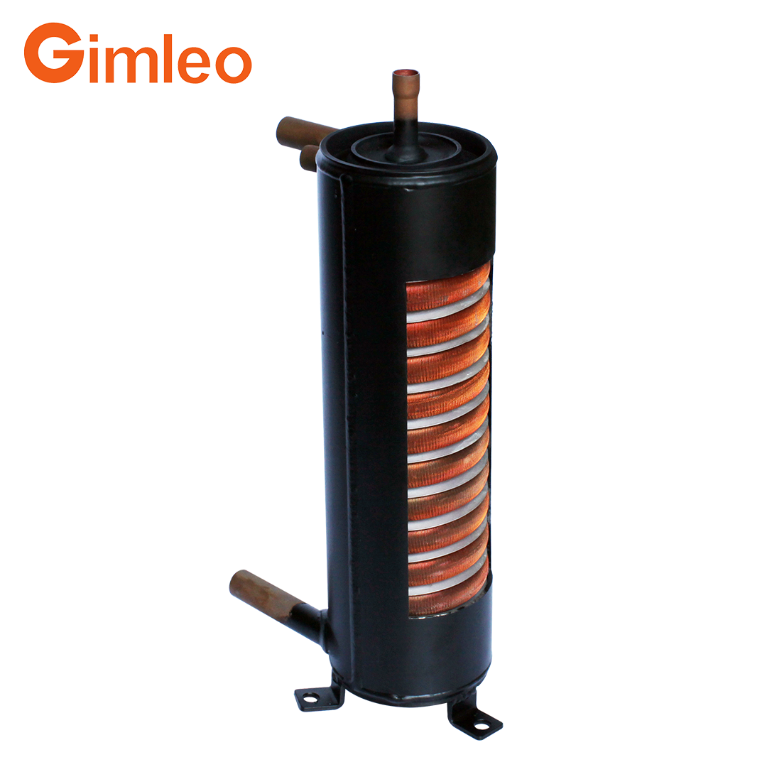 shell and tube heat exchanger stainless steel shell and copper tube condenser (RAH06-CME)