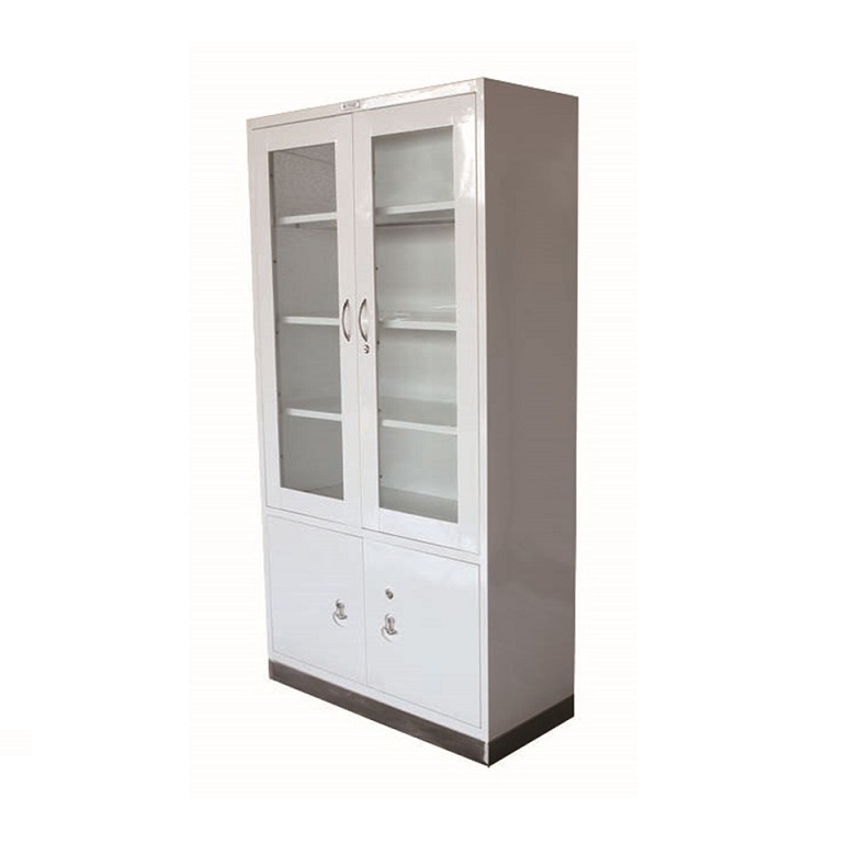 Ginee Medical medical use cheap and fine moisture-proof  rust-proof  stainless steel seat instrument cabinet