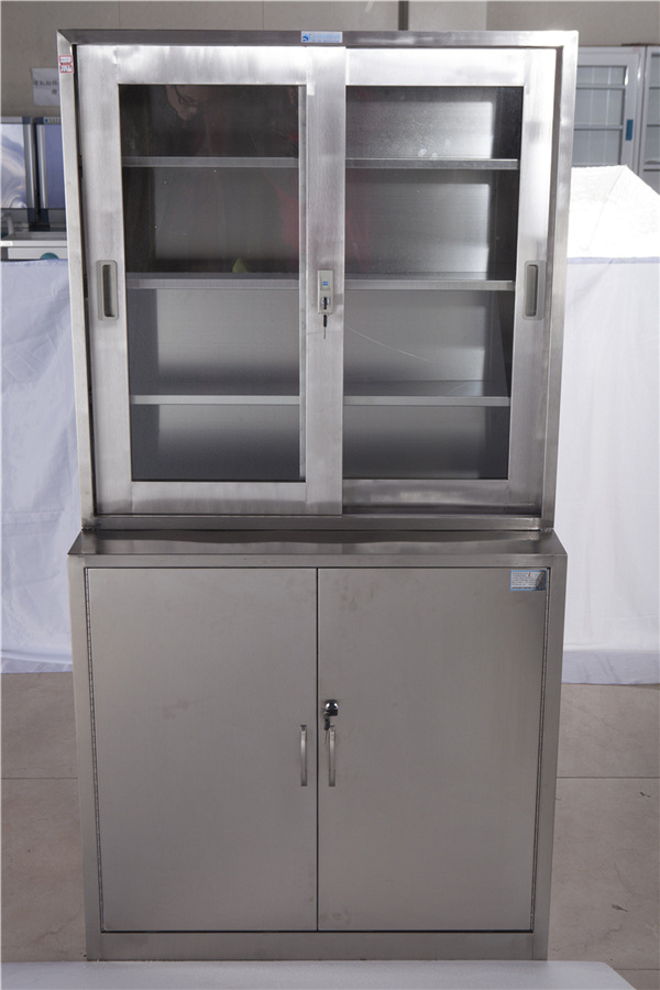 Ginee Medical hospital  stainless steel made waterproof moisture-proof  rust-proof medical use injection cabinet