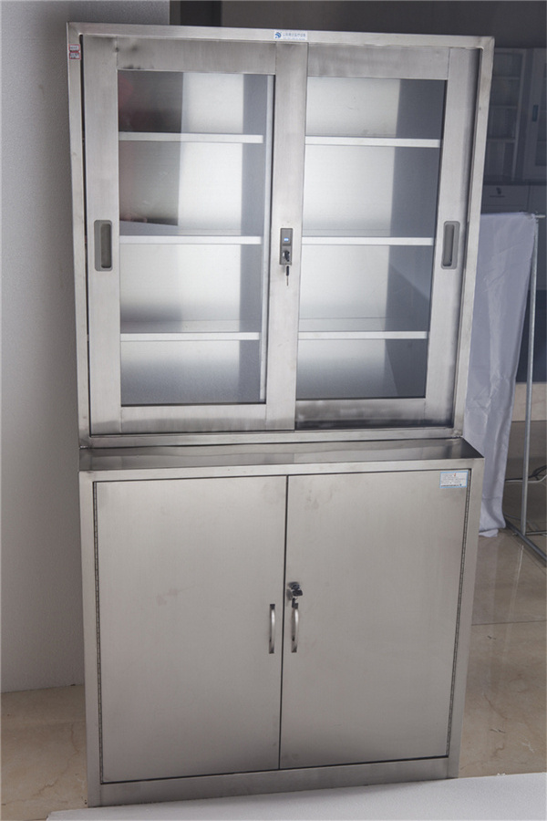 Ginee Medical hospital  stainless steel made waterproof moisture-proof  rust-proof medical use injection cabinet