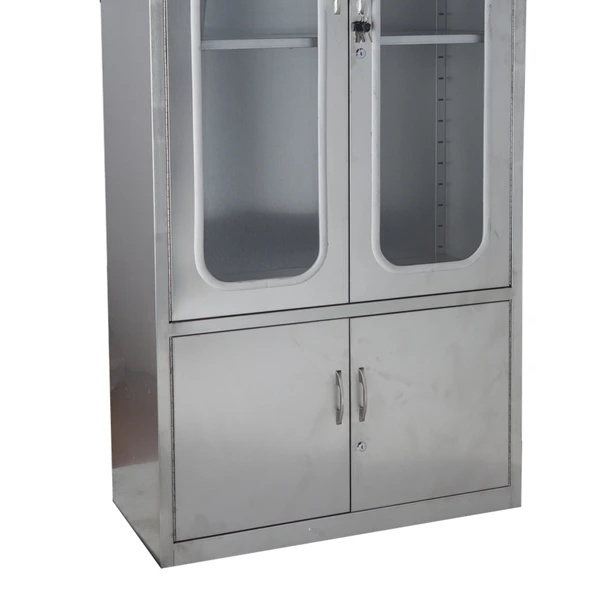 Ginee Medical  high level waterproof  rust-proof fireproof  stainless steel medical instrument cabinet use in lab