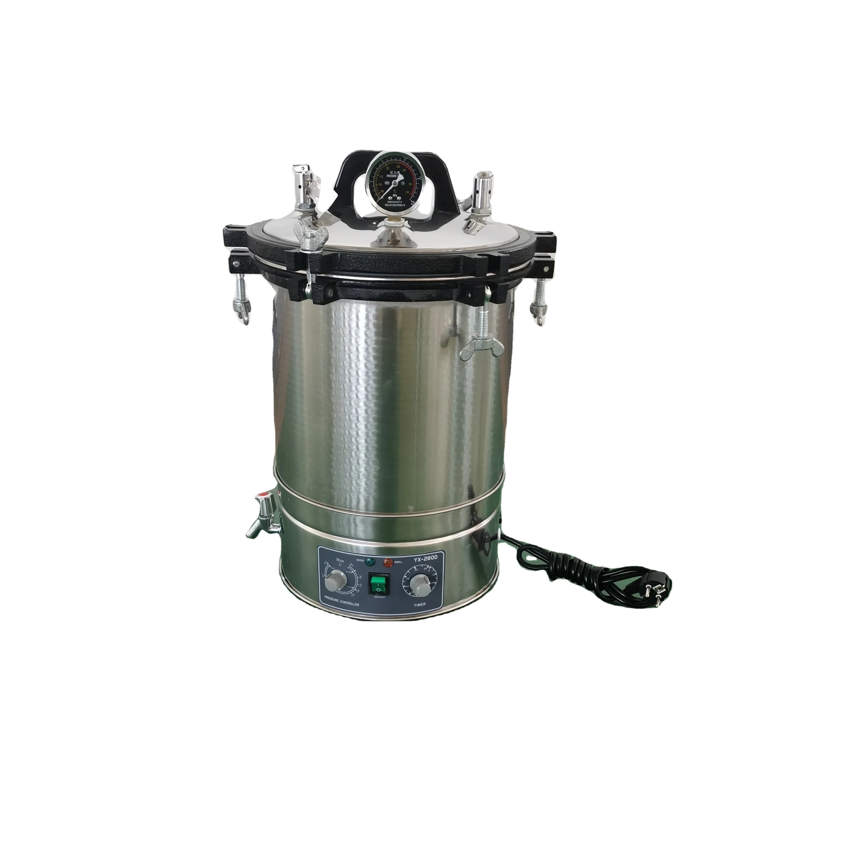 Ginee Medical Portable Pressure Steam Sterilizer Cooker Portable Autoclave In Stock 18 24 Liter