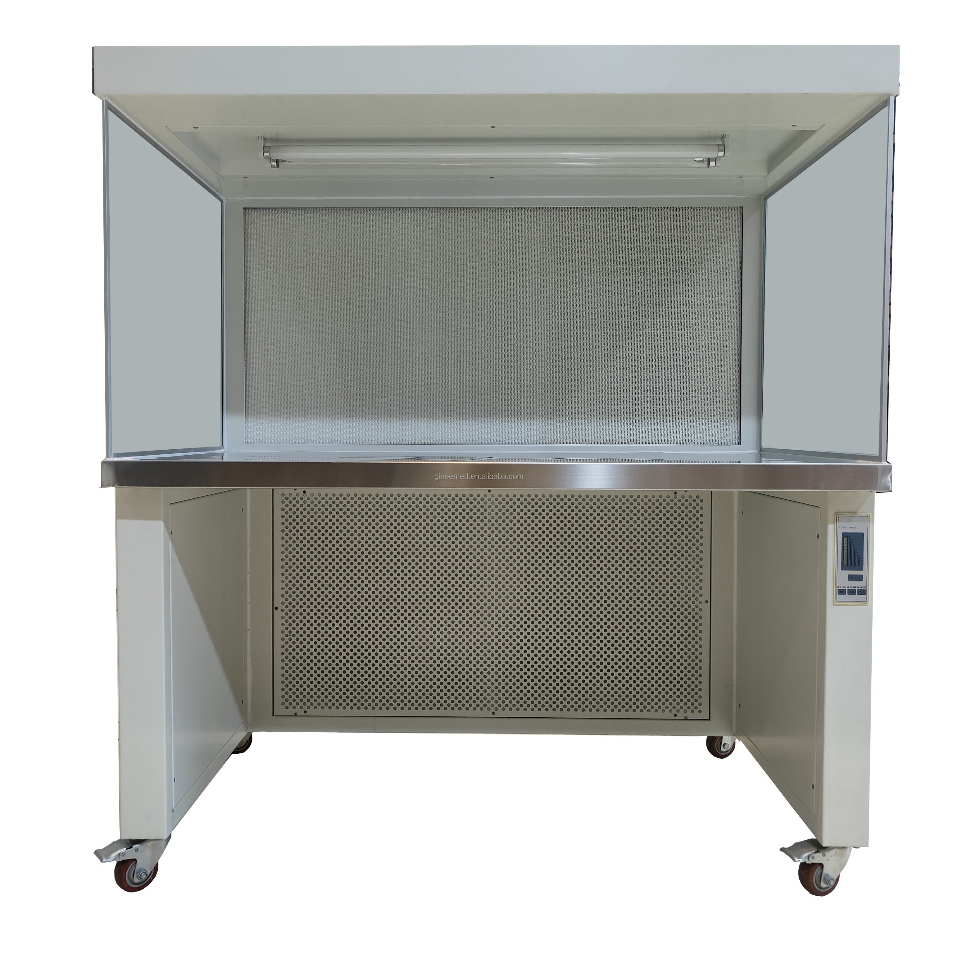 Ginee Medical aseptic work hot sale direct deal 2 persons laminar flow cabinet clean work bench for hospital