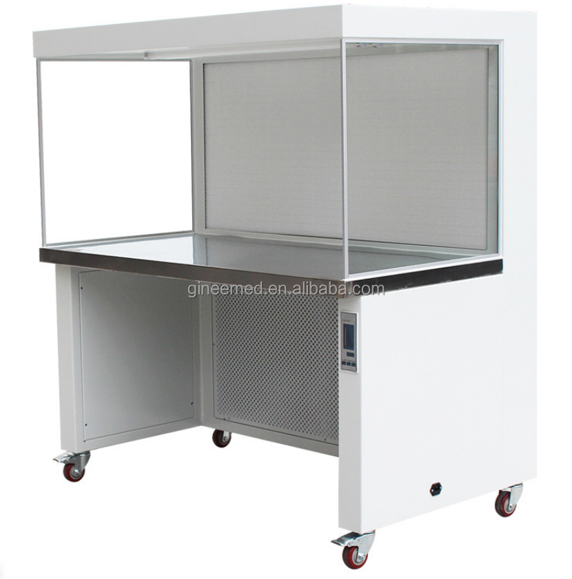 Ginee Medical aseptic work hot sale direct deal 2 persons laminar flow cabinet clean work bench for hospital