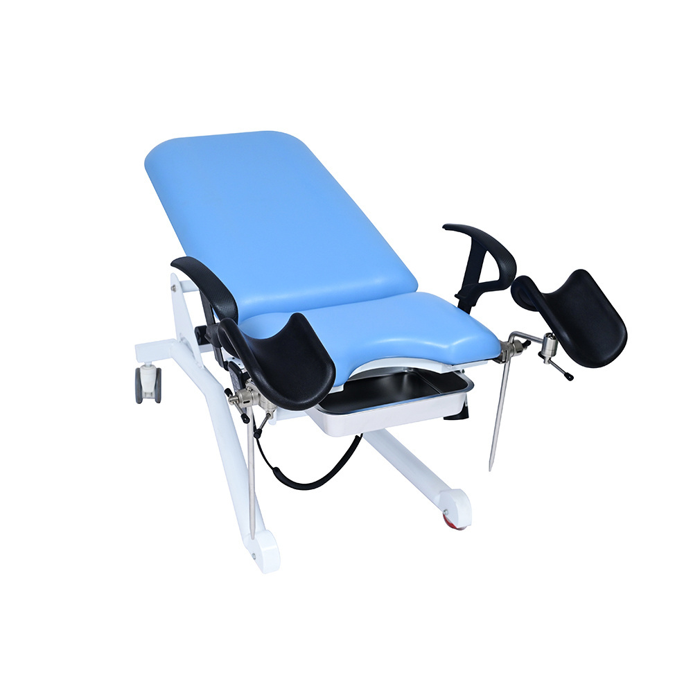 Ginee Medical Hospital Electric Gynaecology Chair Cheap Gyno exam Bed Clinic Gynecological Examination Chair With Stirrup