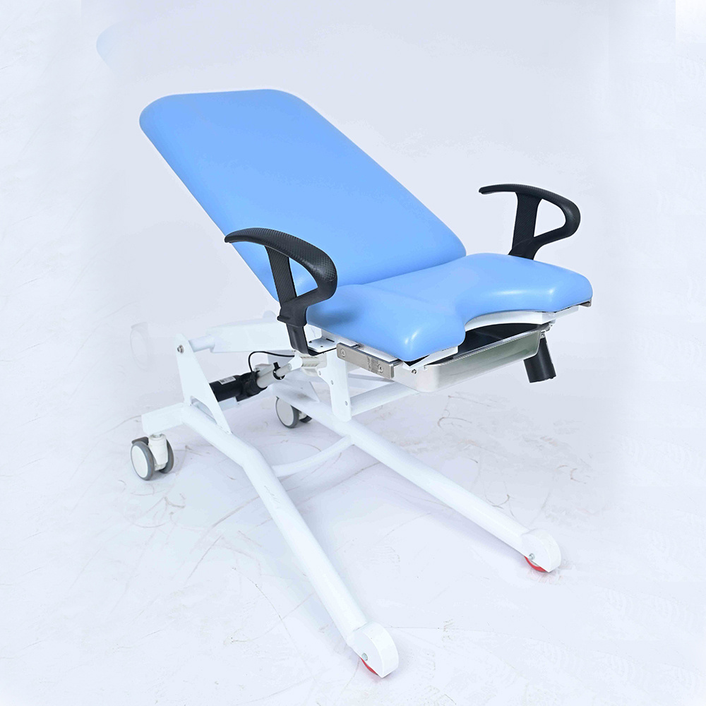 Ginee Medical Hospital Electric Gynaecology Chair Cheap Gyno exam Bed Clinic Gynecological Examination Chair With Stirrup