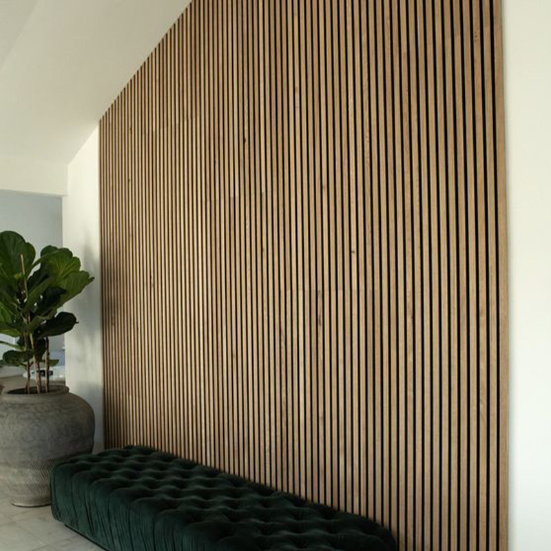 Outdoor Fluted Laminated Cladding Exterior Waterproof Pvc Cladding Garden Outdoor Wooden Grain Pvc Solid Wpc Wall Panel