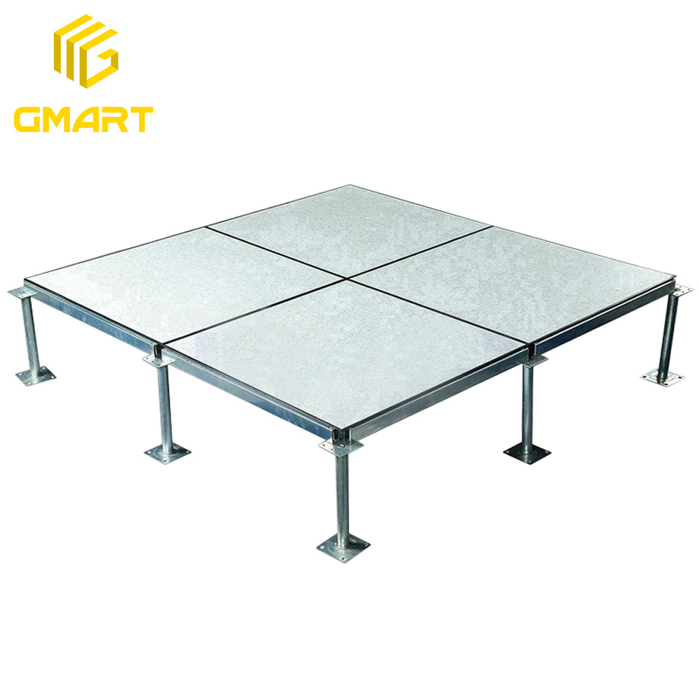 Gmart Low Price Anti-Static Calcium Sulfate Raised Floor System, New Design Server Room Raised Access Floor For Data Center