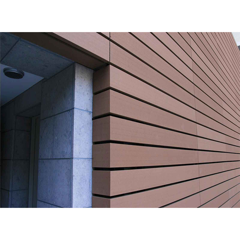 Great 3D Cladding Fluted Composite Plastic Tiles Pvc Ceiling Price Outside Round Shape Uv-Resistant Outdoor Wpc Wall Panel