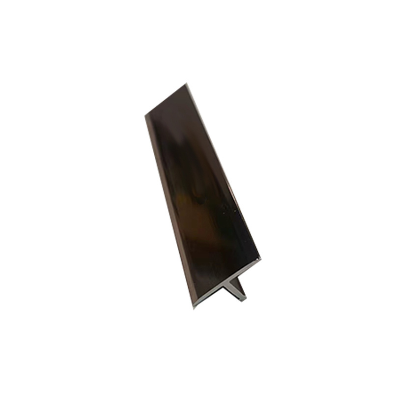 High Quality Waterproof Wall Ceiling Edge Strip Rose Gold Aluminum T Shape Trim Floor Profile Tile Trim