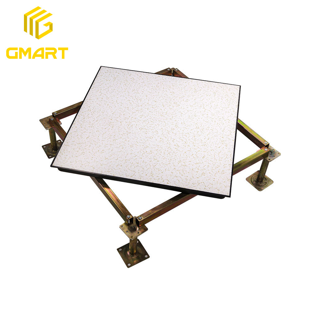 Gmart Low Price Anti-Static Calcium Sulfate Raised Floor System, New Design Server Room Raised Access Floor For Data Center