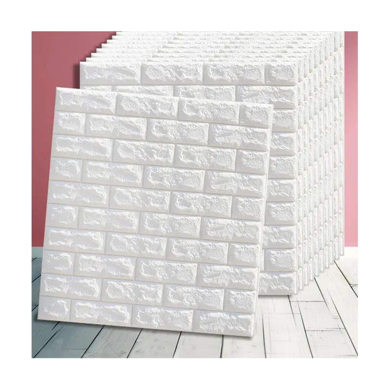 Best Price Carton Peel And Stick Floral Design Home Decoration Brick Stone Mural Pe 3D Wall Paper