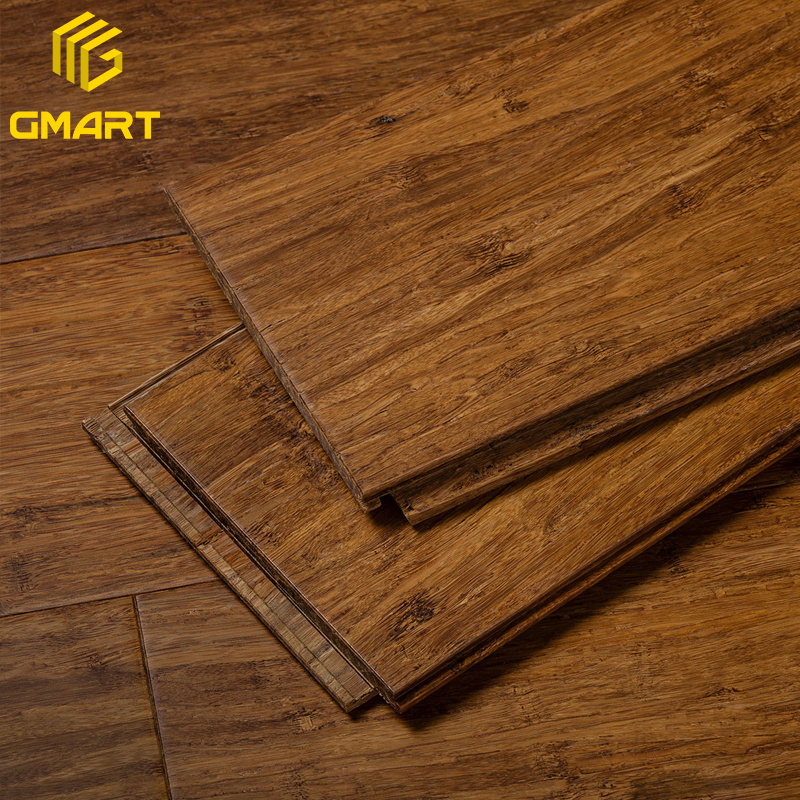 Gmart Hot Selling Solid Humidity Strand Woven Bamboo Charcoal Floor Bamboo Flooring Indoor