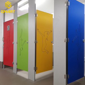 Gmart Hpl Compact Laminate School Partition Washroom Showroom/Nigeria Partition Toilet Cubicles System Bathroom Partition