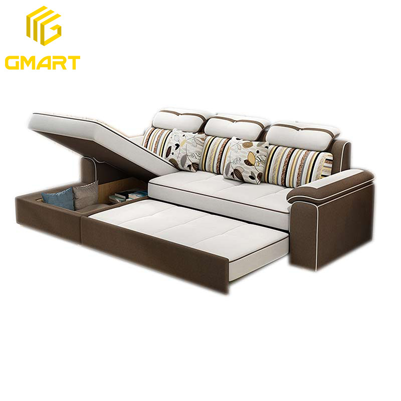 Gmart Good Price Sitting Room Furniture Decorative Chaise Sofa Adult 240*151 Half Moon 3 Seat Individual Sofa Set Furniture