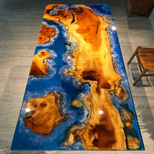 Gmart Wholesale Wooden Slab Tables Resin Epoxy, China Factory Custom Made Epoxy River Tables/