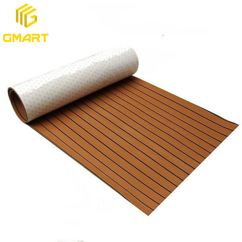 Gmart Burma Out Door Faux Marine Grade Grey Brown 3M Synthetic Matt 3M Foam Wooden 6Mm Foam Eva Yachts Floor Mats