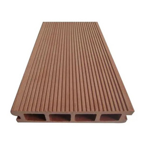 High Quality Flutted Installation Patio Antique Light Wooden Grain Covering Wall WPC Panel