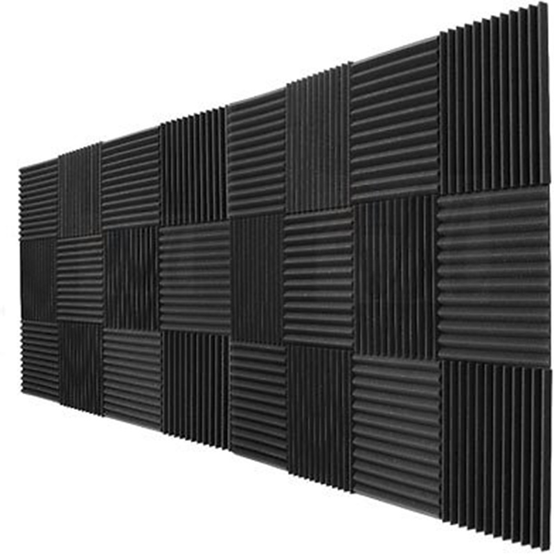 Sound Absorbing 50Mm Sound Wall Acoustic Foam High Density Retardant Wall Shooting RangePolyester Acoustic Foam Panels