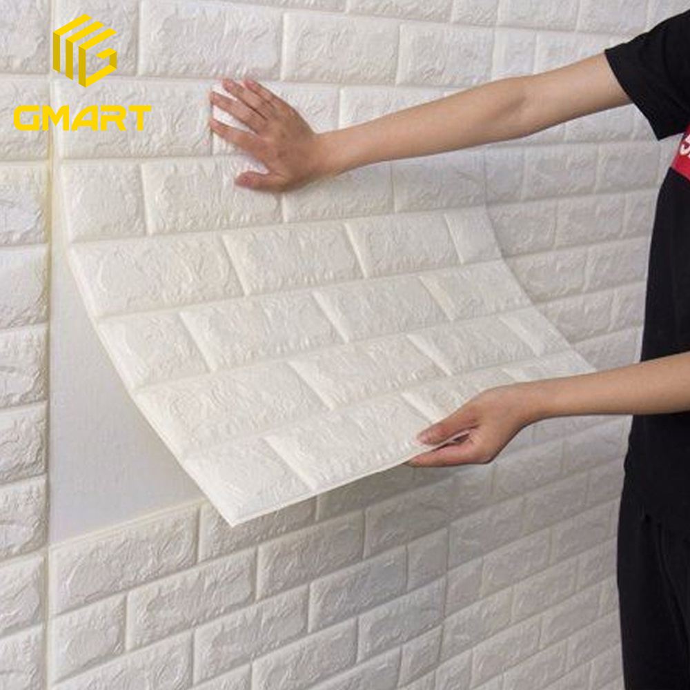 Promotional Interior Material Tile Wallpaper, High Quality Home Decor Pvc Self Adhesive Korea Wallpaper/