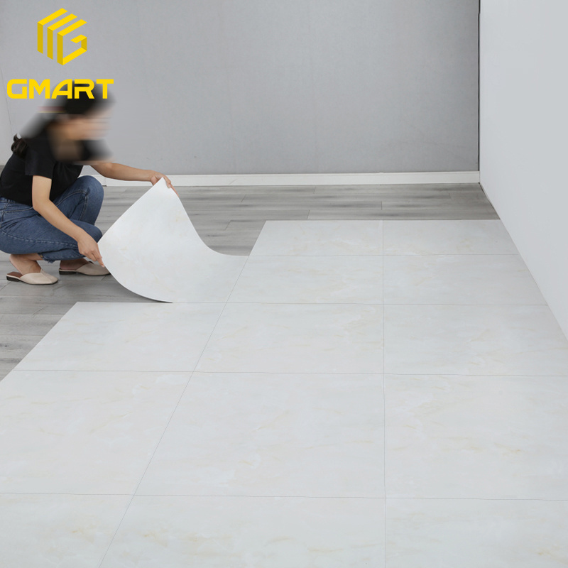 Bathroom Vinyl Piso Autoadhesivo Laminate Tiles Room Tile Sticker Foshan Self Adhesive Flooring Peel And Stick Floor Planks