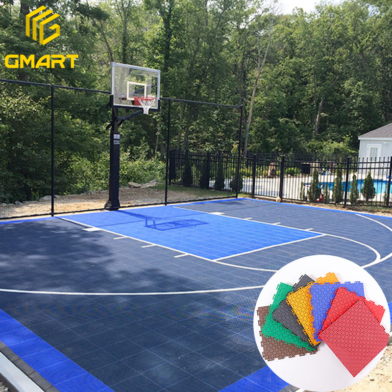 Event Industrial Mats Waterproof Drainage Roller Plastic Modular Tennis Court Tiles Multi-Sport Outdoor Interlocking Flooring