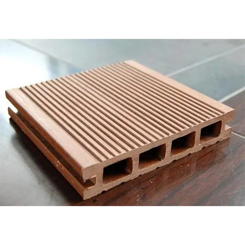 High Quality Flutted Installation Patio Antique Light Wooden Grain Covering Wall WPC Panel