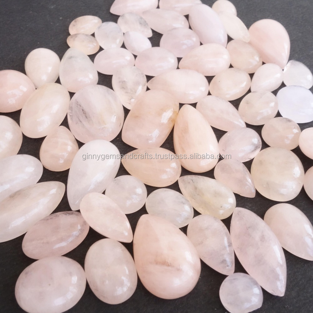 Morganite Gemstone Natural Cabochon 100% Guaranteed Original Stone