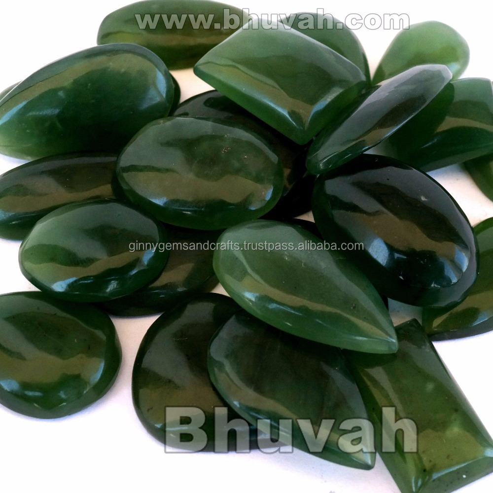 Loose Gemstone Nephrite Jade Bulk Lot Any Shape Size Assorted Stone