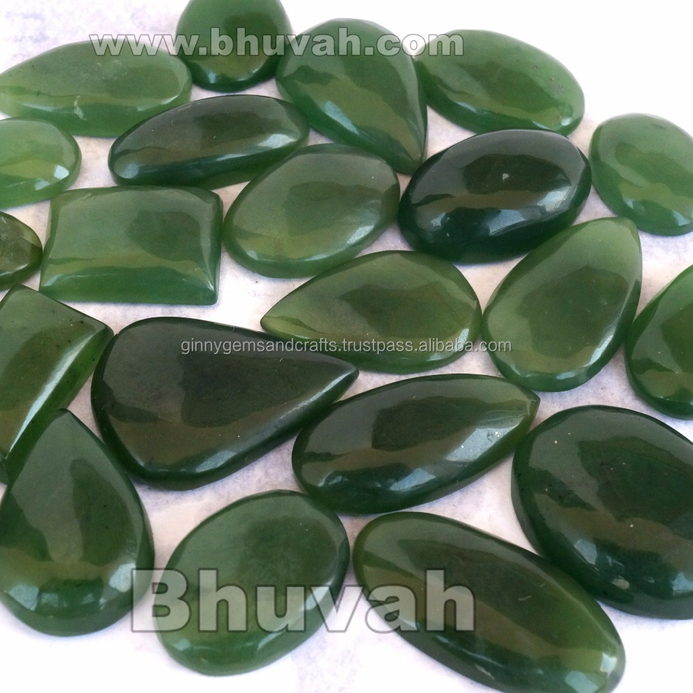 Loose Gemstone Nephrite Jade Bulk Lot Any Shape Size Assorted Stone