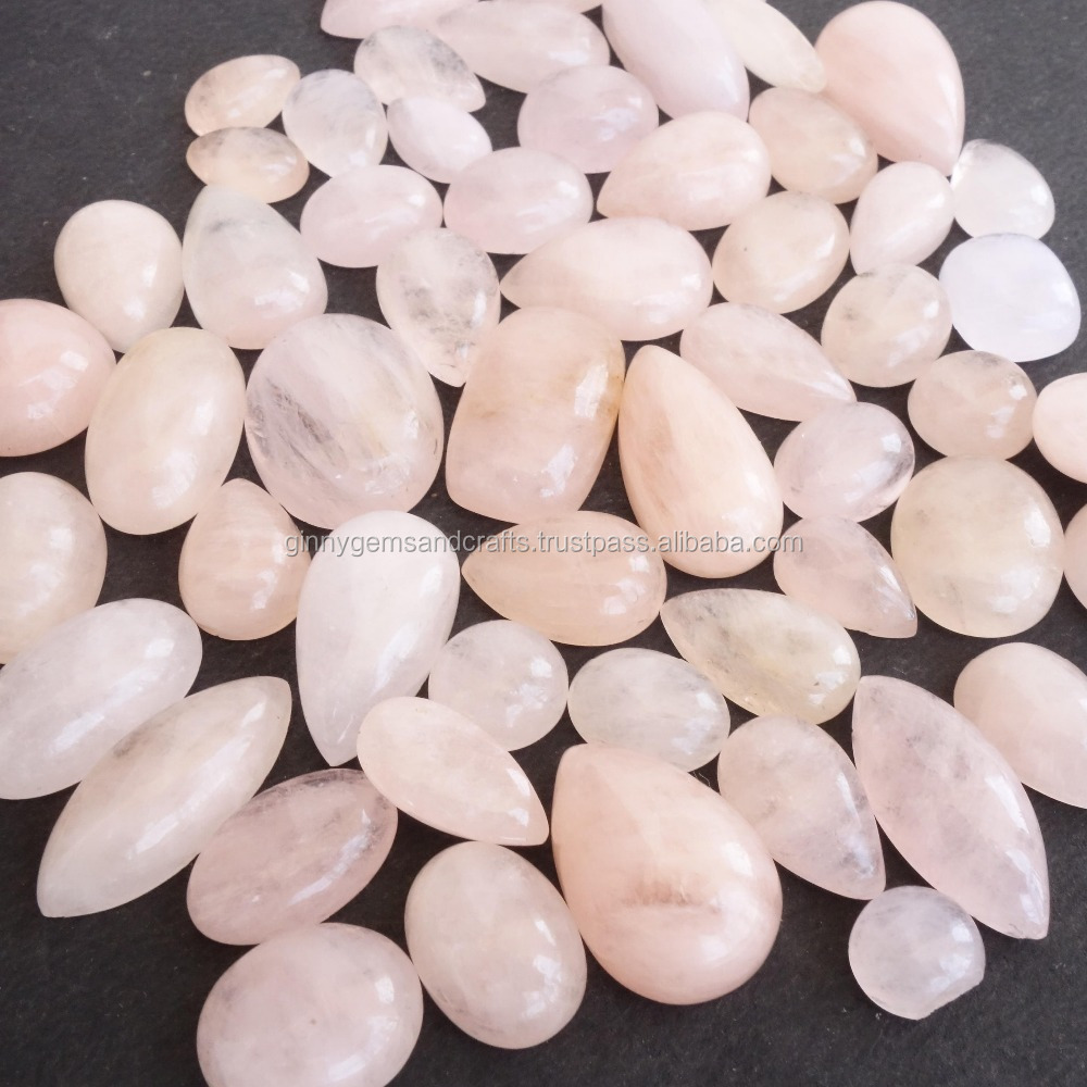 Morganite Gemstone Natural Cabochon 100% Guaranteed Original Stone