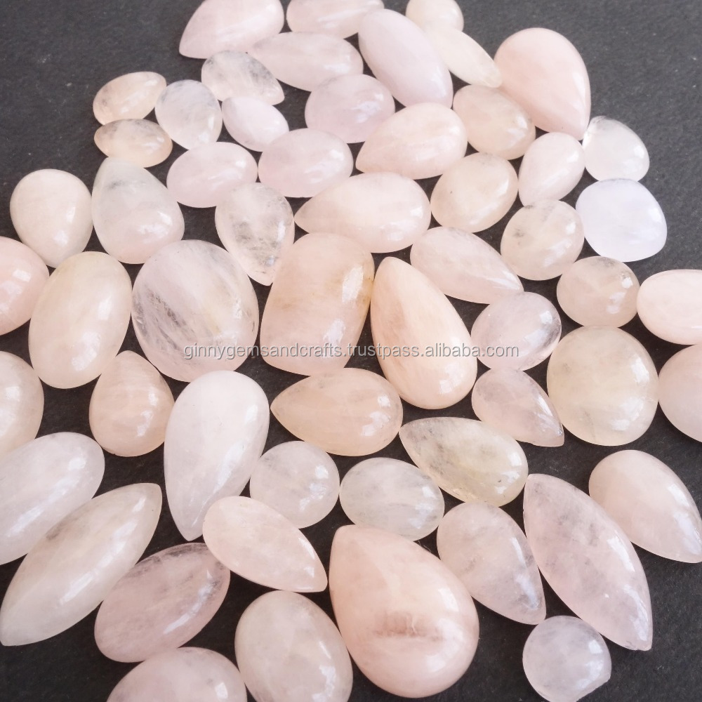 Morganite Gemstone Natural Cabochon 100% Guaranteed Original Stone