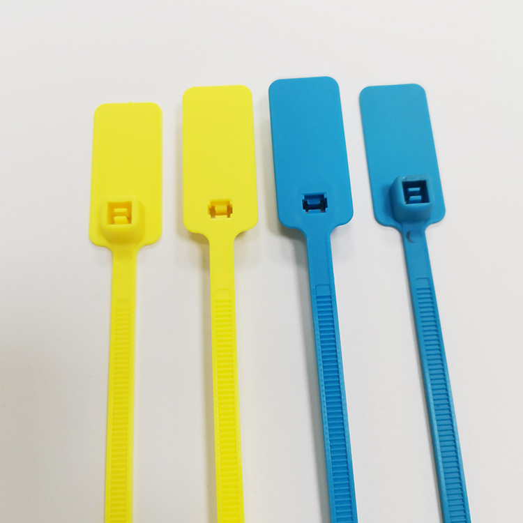 Nylon Cable Ties Name Tag Plate Labels For Labeling Plastic Security Seal