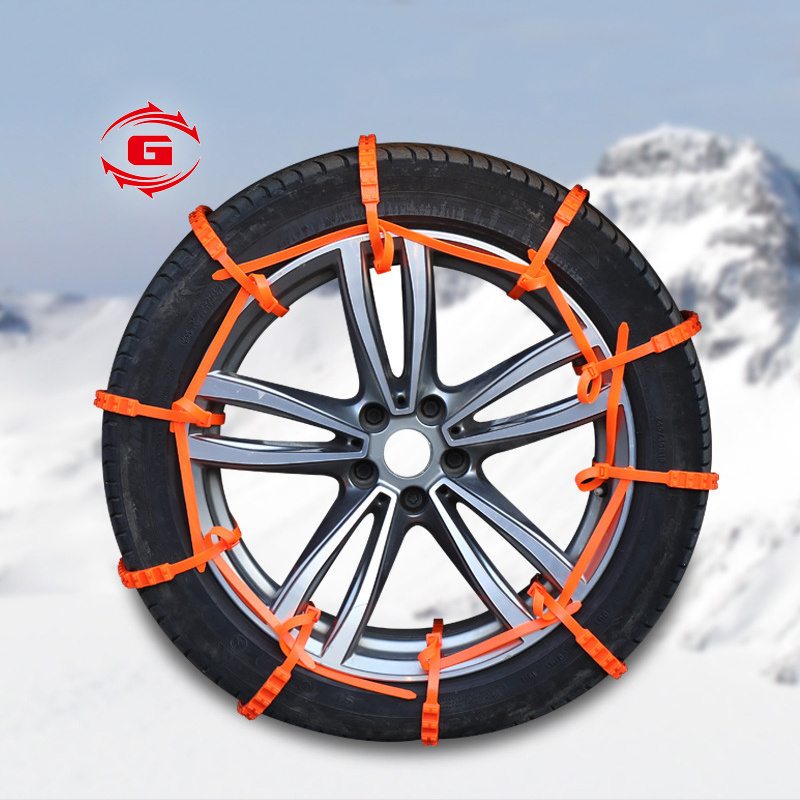 Portable Vehicles Cable Ties Zip Tie FoCar r Car Tyre In Winter Snow Mud Anti-skid Snow Chain