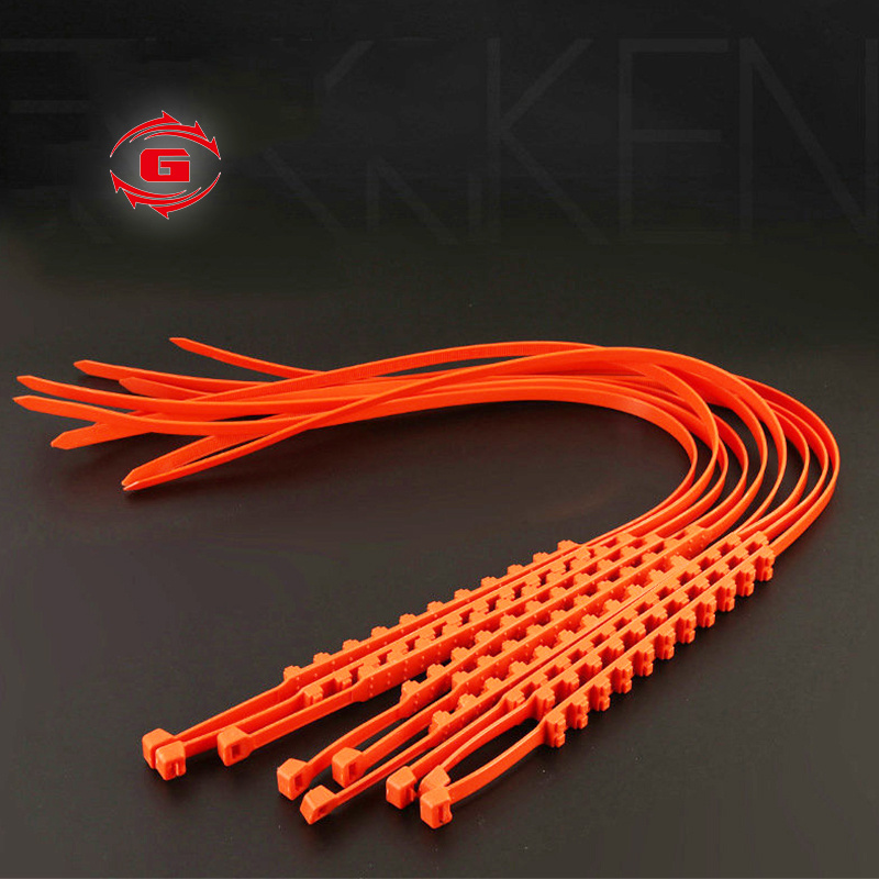 Portable Vehicles Cable Ties Zip Tie FoCar r Car Tyre In Winter Snow Mud Anti-skid Snow Chain