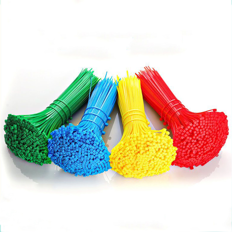 food seal Fluorescent self locking cable management zip ties 10 mm cable tie colored